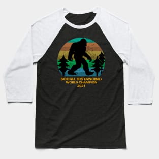 bigfoot distancing Baseball T-Shirt